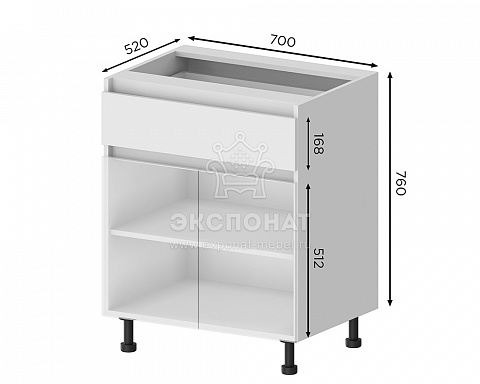 Н1Я-700 Шкаф нижний 1 ящик Кухня Этерна (ETERNA)